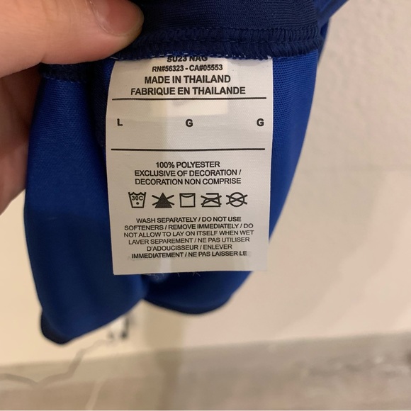 Nike women’s large Alex Morgan USWNT USA soccer Jersey blue and red NWT - Picture 5 of 5